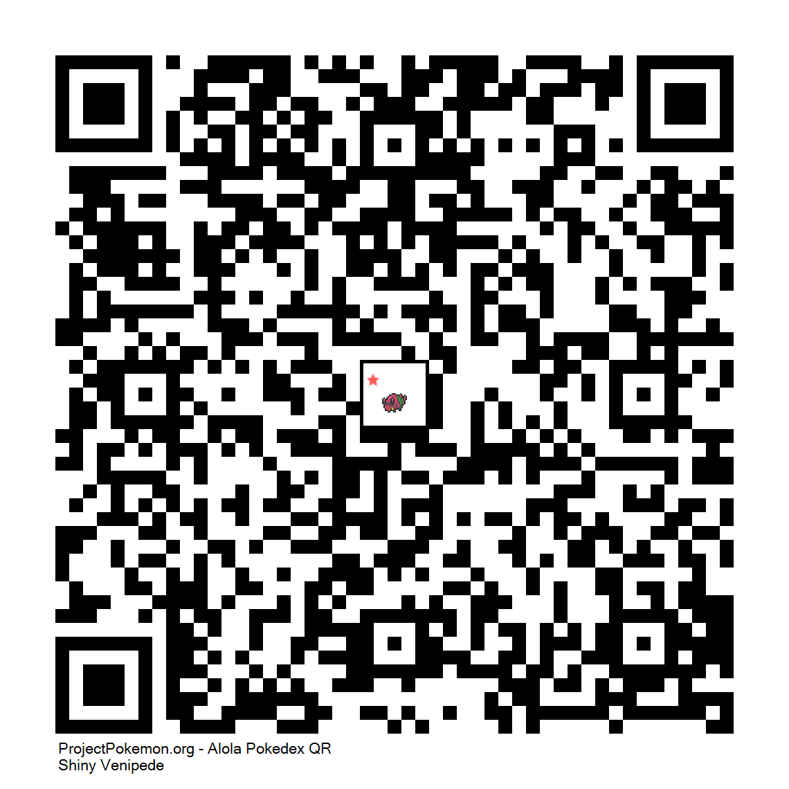 Cdigo QR de Venipede variocolor